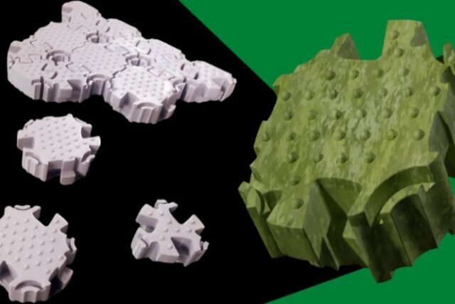 ابداع آجرهایی برای ساخت و ساز روی آب