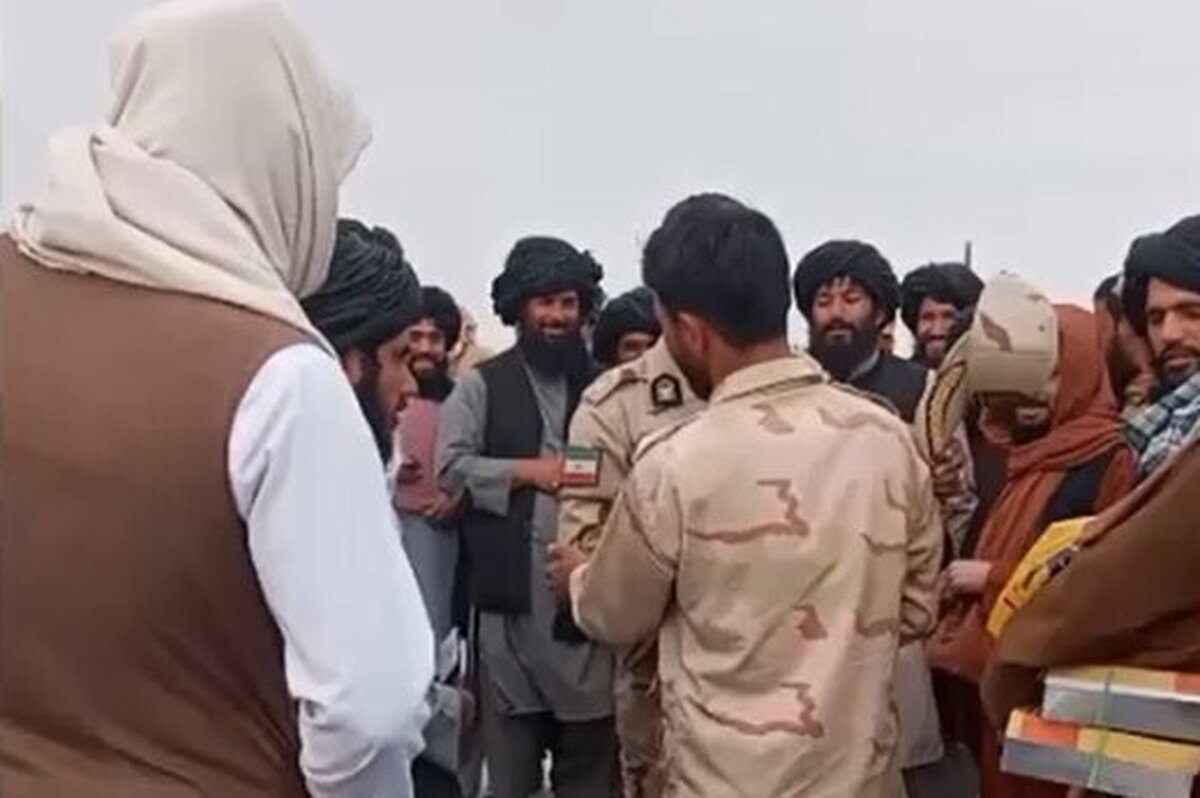 ببینید | لحظه آزادی مرزبان ایرانی توسط نیروهای طالبان