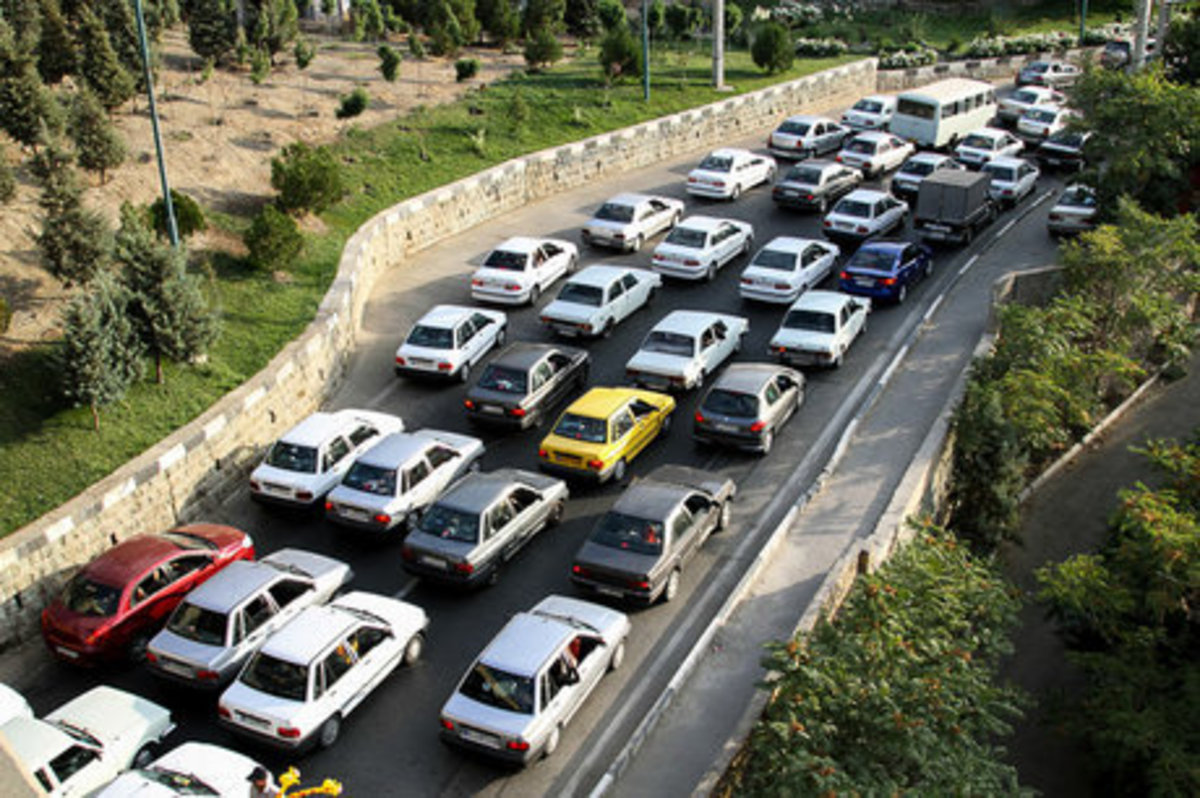ترافیک سنگین در تمامی جاده های شمالی در آخرین روز تعطیلات