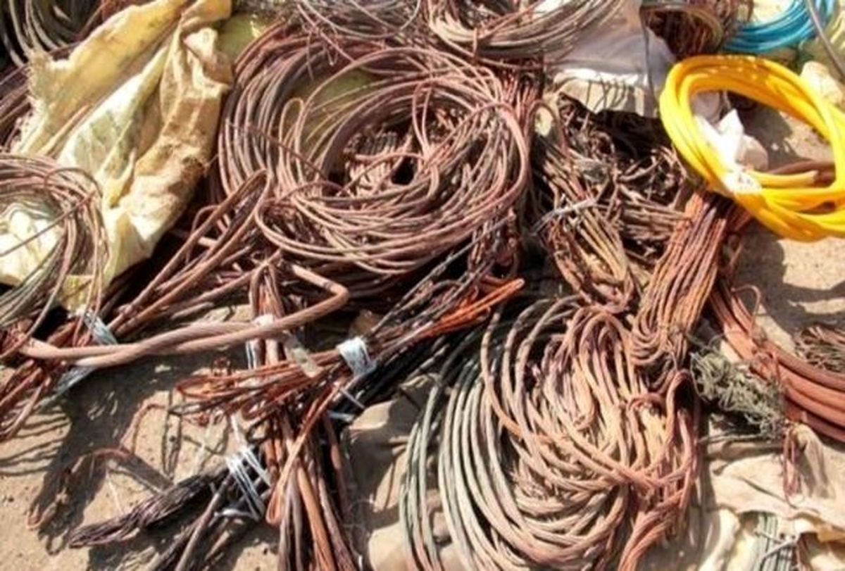 کشف یک تن سیم برق سرقتی در مازندران/ دستگیری 4 نفر