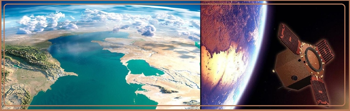 دریای خزر از زاویه دوربین ماهواره (عکس)