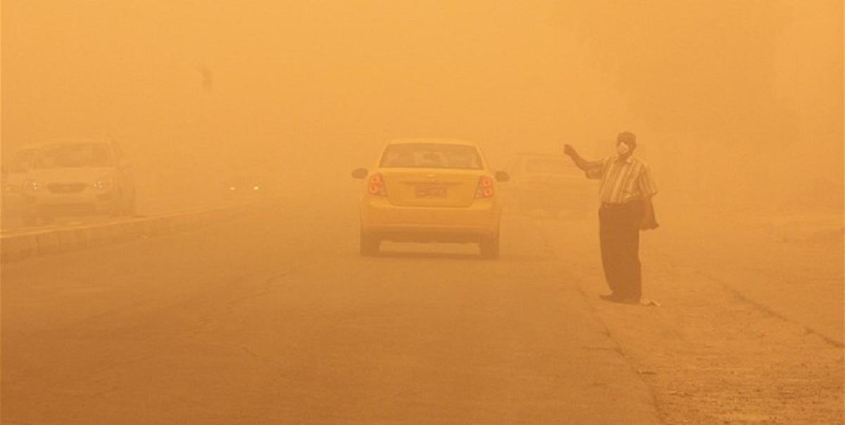 توفان گرد و غبار در عراق؛ پرواز فرودگاه‌های بغداد و نجف متوقف شد