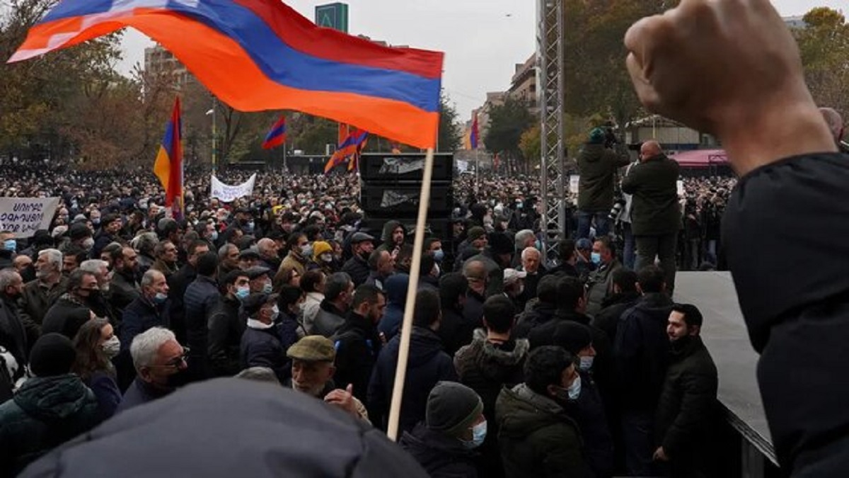 ازسرگیری اعتراضات ضد دولتی در ارمنستان