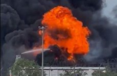 انفجار و آتش‌سوزی در نزدیکی فرودگاه ژنو (فیلم)