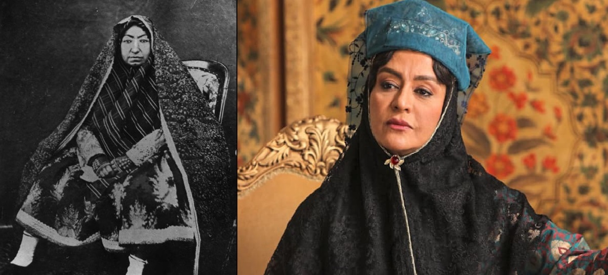 عکس واقعی از چهره مادر ناصر الدین شاه (تصویرش در جیران)