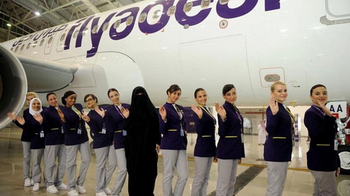 عربستان/ ثبت اولین پروازی که خلبان و کلیه خدمه آن زن بودند