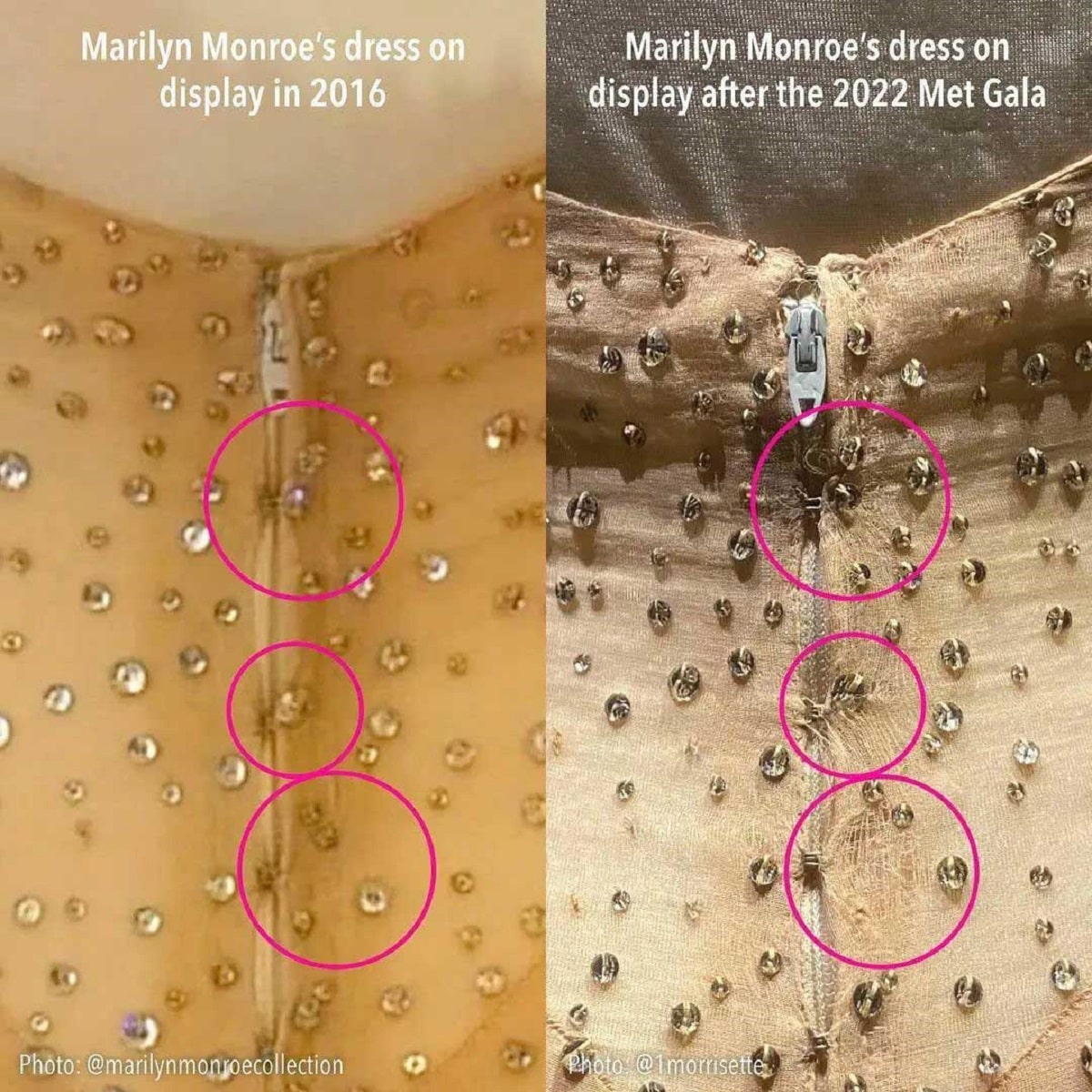 کیم کارداشیان  لباس مجلسی مریلین مونرو را خراب کرد (+عکس)