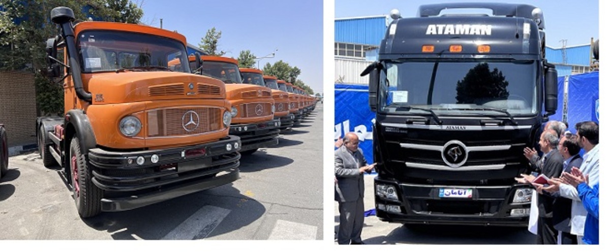 پس از ۶۲ سال، ایران خودرو‌ از تولید کامیون بنز نارنجی‌کوتاه آمد: کشنده 
