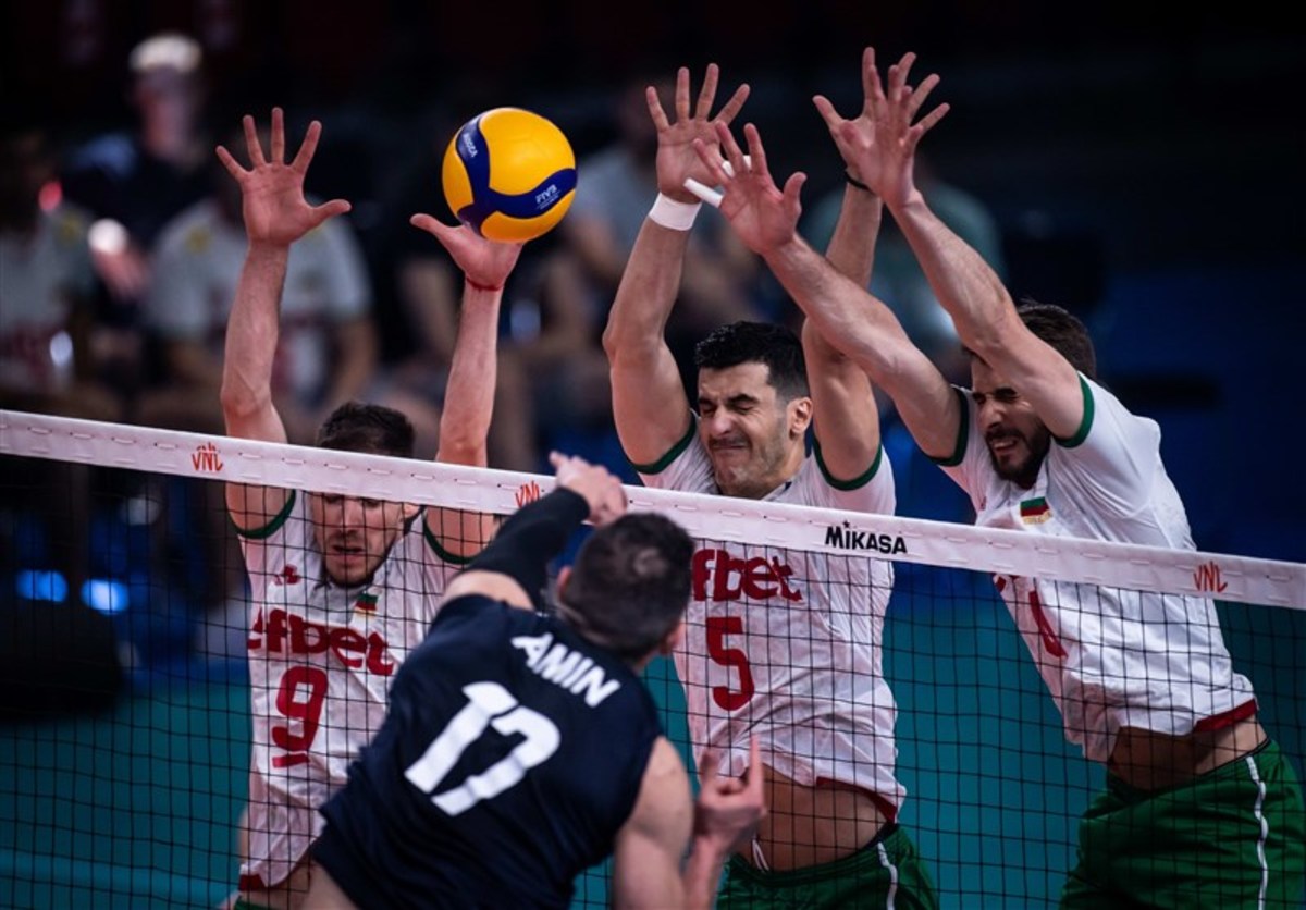 شکست سنگین والیبال ایران از بلغارستان در لیگ ملت ها