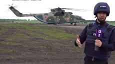 استفاده روس‌ها از بزرگترین بالگرد جهان در جنگ با اوکراین (فیلم)