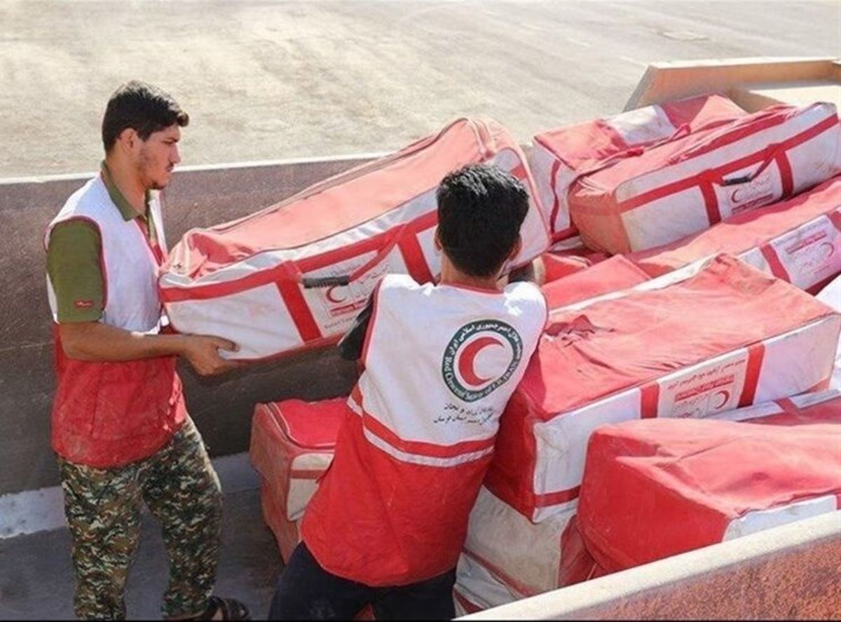 ارسال کمک‌های اولیه ایران به افغانستان