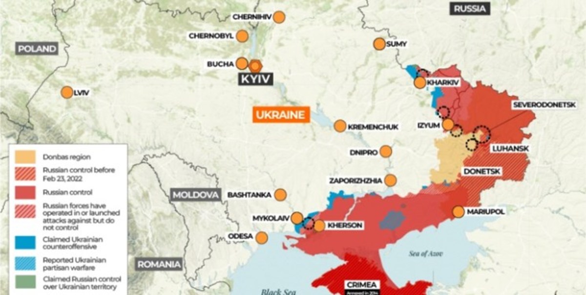 شهر کلیدی «لیسیچانسک» اوکراین محاصره شد