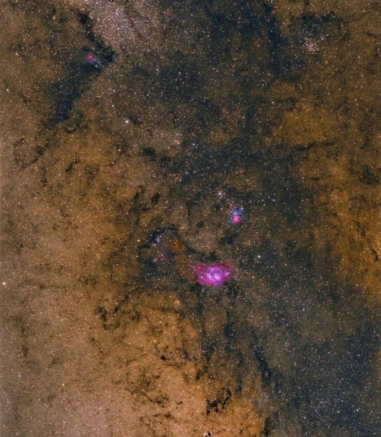 نمایی دیدنی از هسته کهکشان راه شیری(عکس)