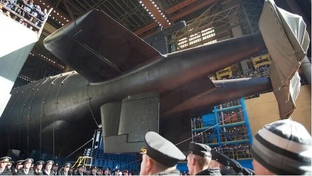 تصویری از مخوف‌ترین زیردریایی جهان در روسیه