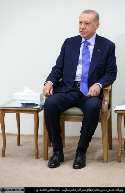رهبر انقلاب در دیدار با اردوغان: از بازگشت قره‌باغ به آذربایجان خرسندیم