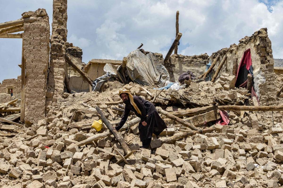 خسارت زلزله 6 ریشتری افغانستان (عکس)