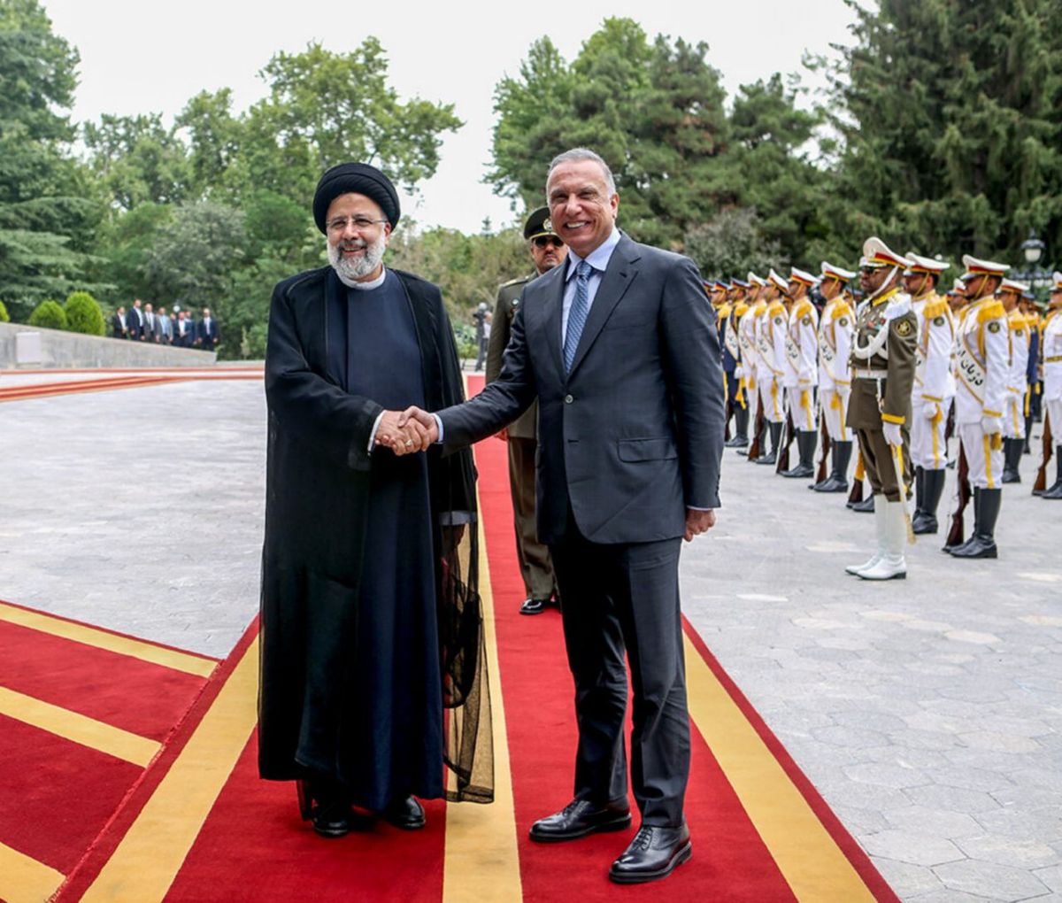 استقبال رئیسی از نخست وزیر عراق (عکس)