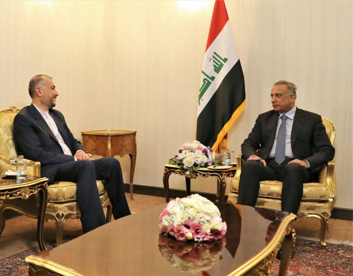 دیدار نخست وزیر عراق با امیر عبداللهیان