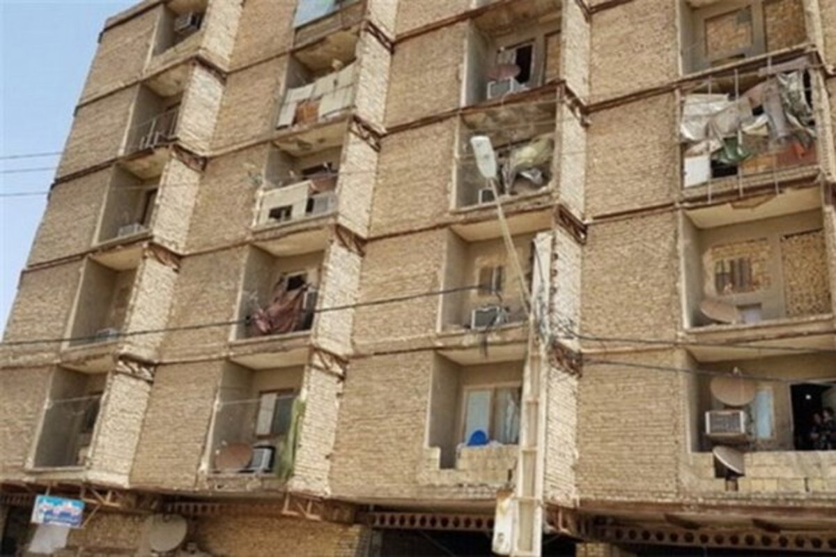 کرج/ ساختمان ۷ طبقه حیدرآباد در معرض ریزش