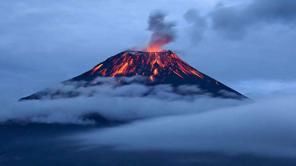 فوران آتشفشان سن کریستوبال، نیکاراگوئه (فیلم)