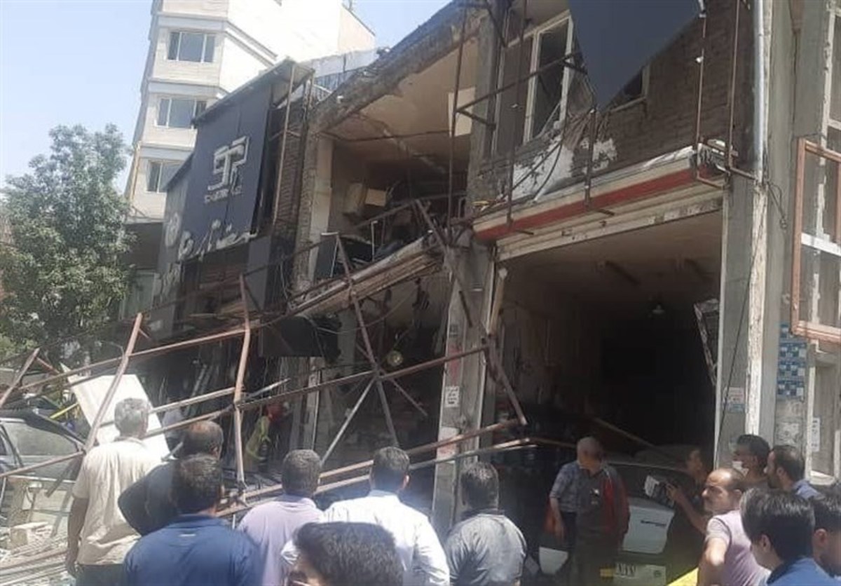 ببینید| انفجار ۴ مغازه در قیطریه تهران