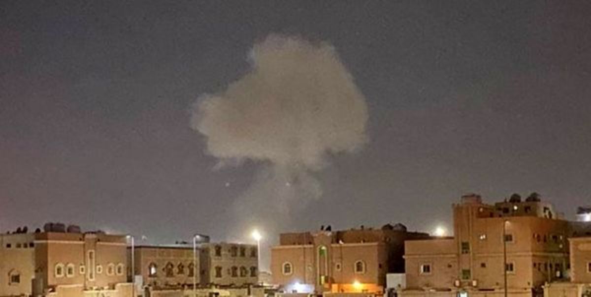 ببینید| شنیده شدن صدای چند انفجار در عربستان