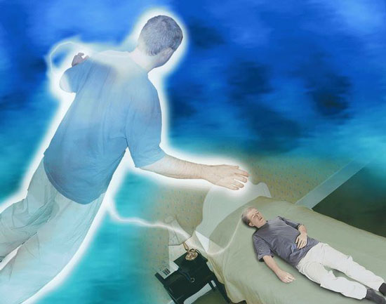 احساس تجربه عجیب خروج روح از بدن