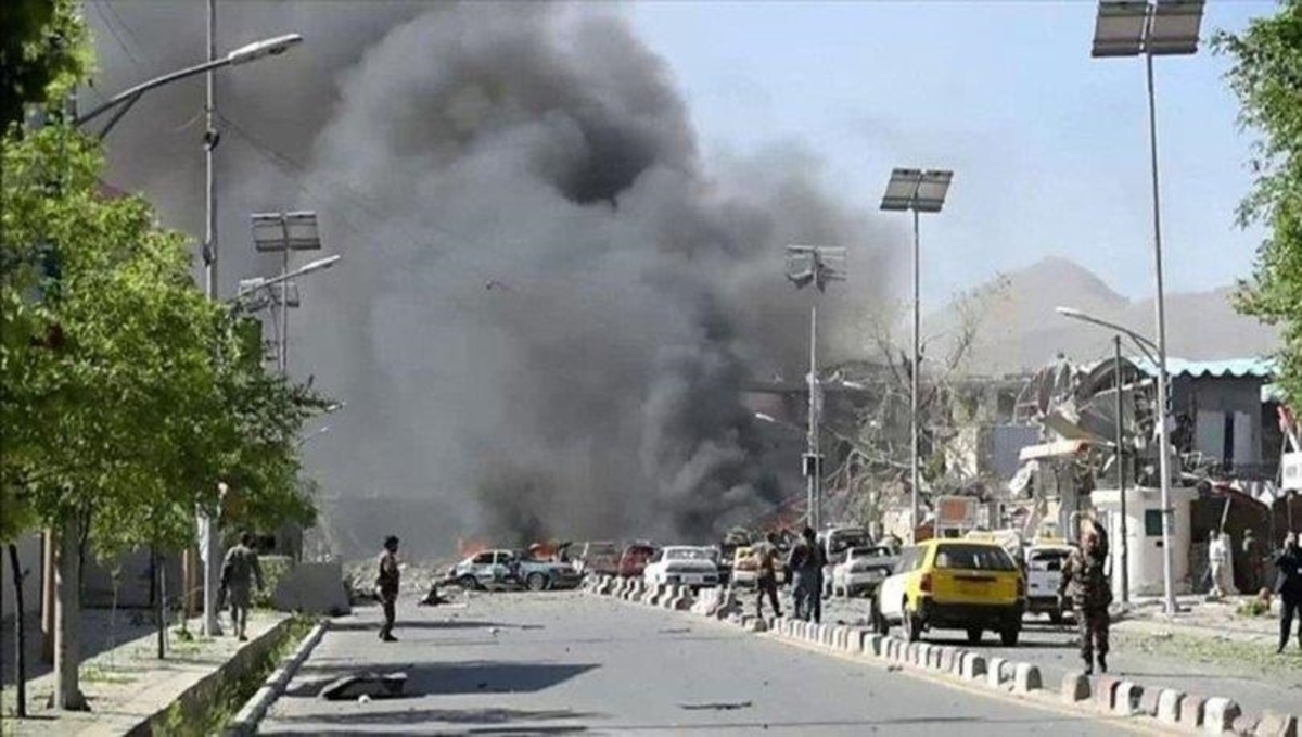 ببینید | انفجار در نزدیکی سفارت روسیه در کابل | ۲ دیپلمات روس کشته شدند