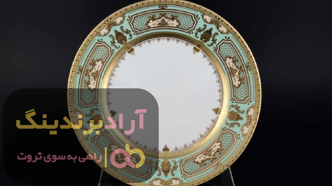 فروش بشقاب دیوارکوب قلم زنی برنجی روسی