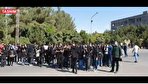 ببینید | تجمع دو گروه از دانشجویان در دانشگاه فردوسی مشهد