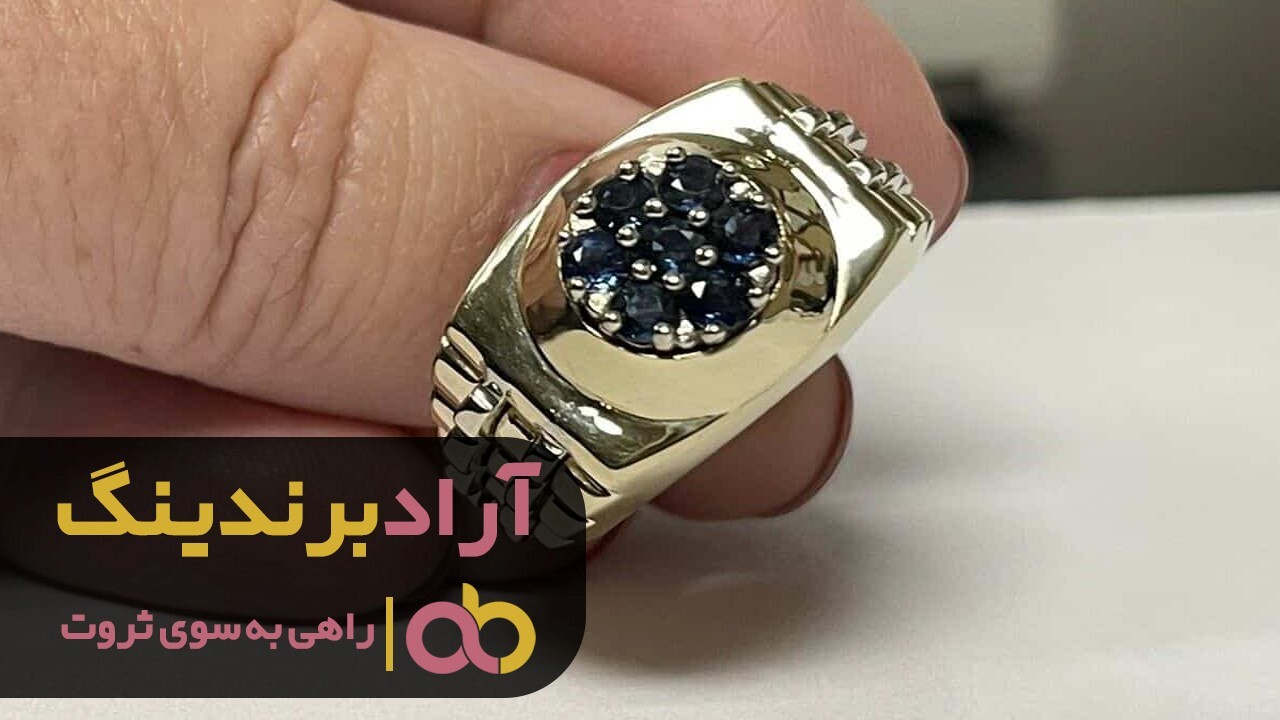 انگشتر نقره مردانه با طرحهای جدید