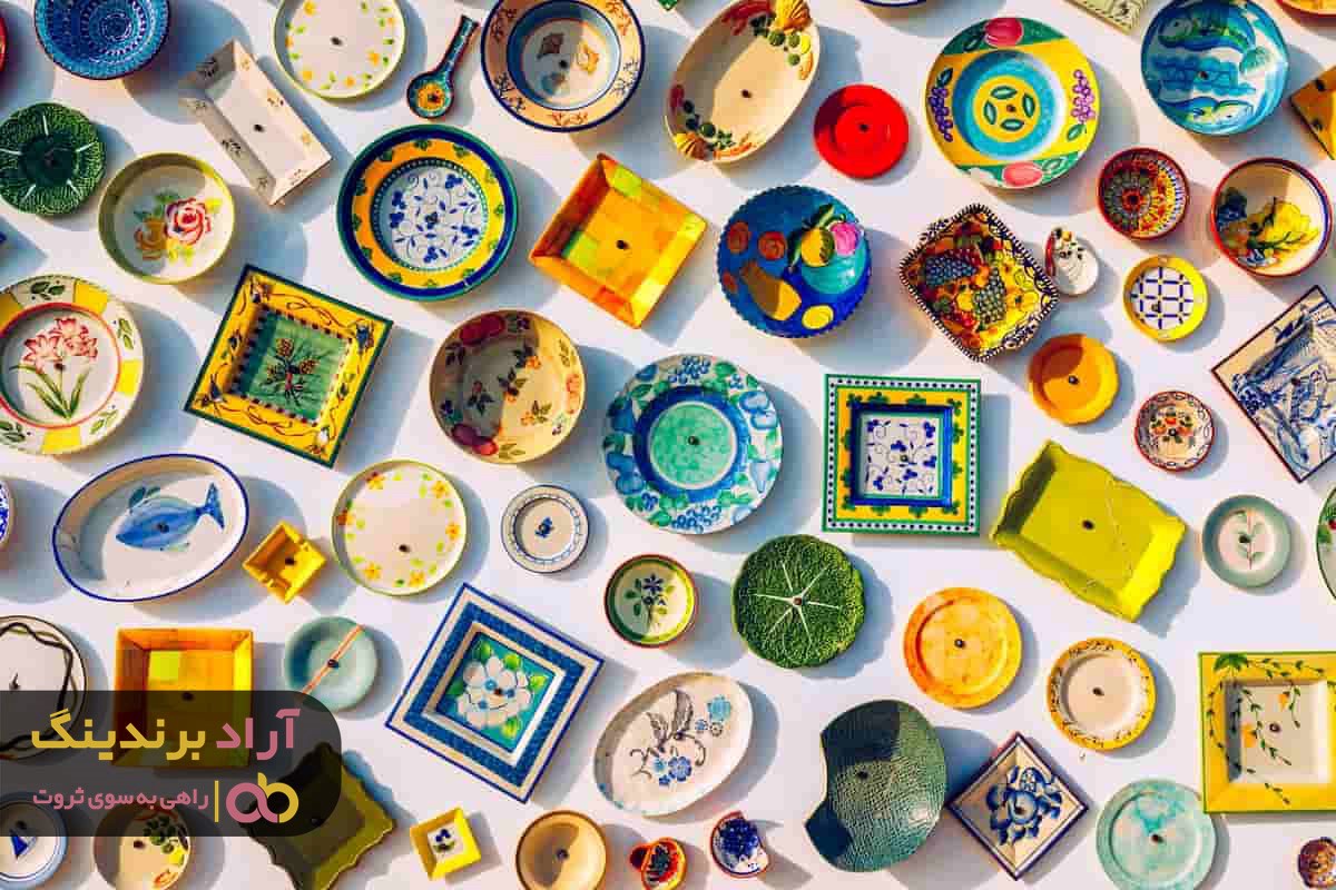 نوسان قیمت بشقاب دیوار کوب در سال اخیر