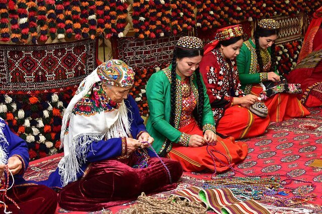 «سوزن‌دوزی ترکمن» ثبت جهانی شد (+عکس)