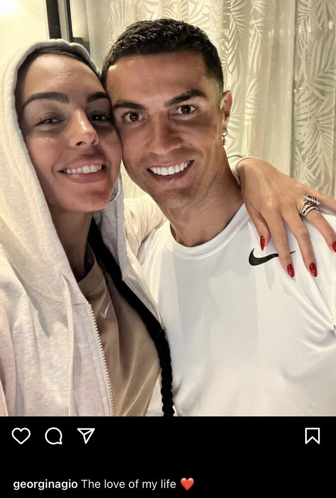 ملاقات رونالدو و جورجینا در جام جهانی