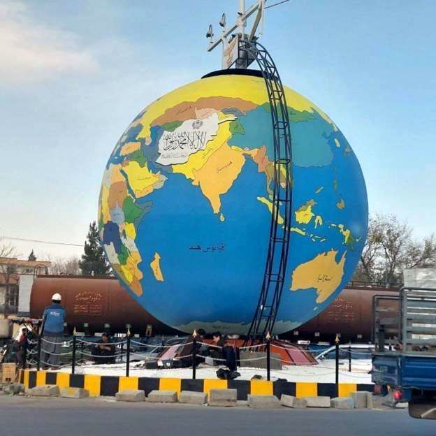 رونمایی از کره زمین طالبان: بخش  هایی از ایران را ضمیمه افغانستان کردند و قسمتی از ترکمنستان را هم به ما دادند!
