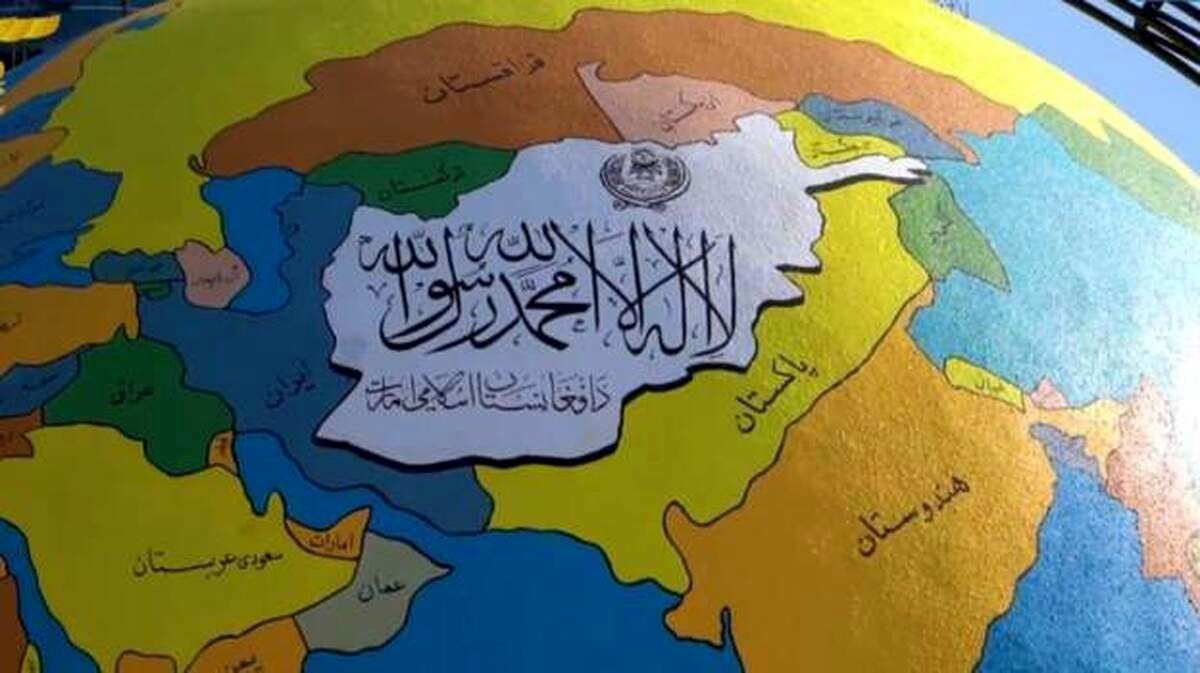 رونمایی از کره زمین طالبان: بخش  هایی از ایران را ضمیمه افغانستان کردند و قسمتی از ترکمنستان را هم به ما دادند!