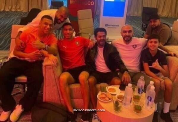 حضور ام‌باپه در اردوی مراکش قبل از بازی با پرتغال (+عکس)