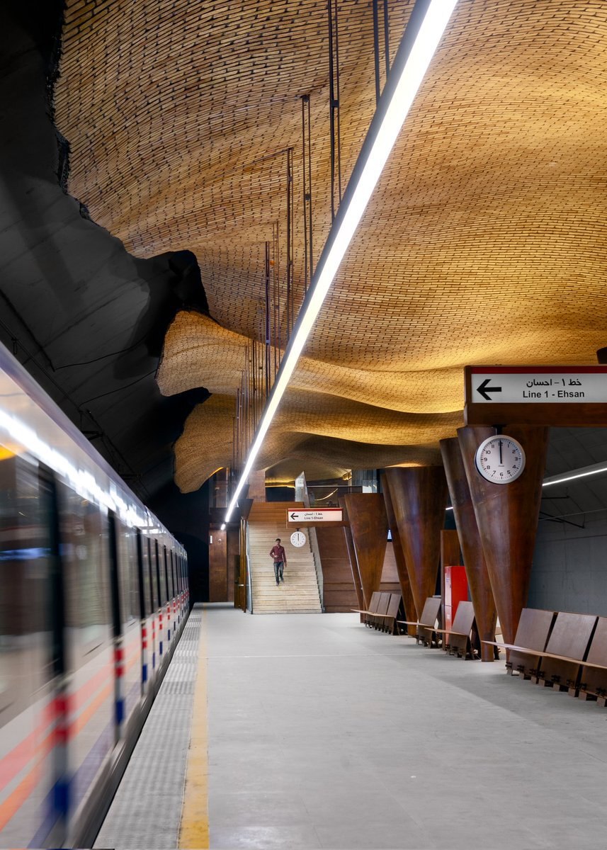 قشنگ‌ترین ایستگاه متروی ایران (عکس)