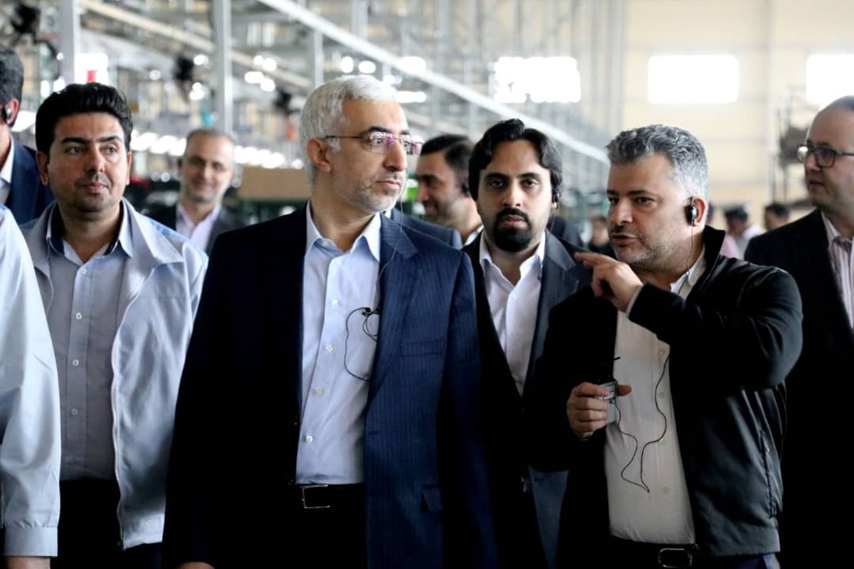 رئیس سازمان بورس به کرمان موتور رفت/ رونمایی از برنامه تولید سالانه ۲۵۰ هزار خودرو (+عکس)