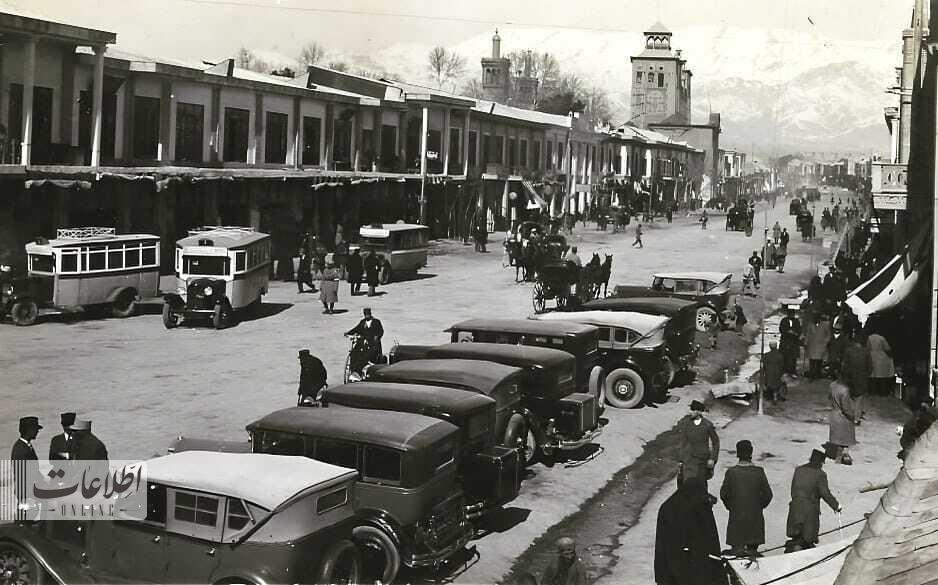 خیابان ناصرخسرو تهران ؛ ۹۰سال قبل! (عکس)