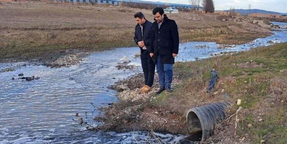 ورود دادستان نمین به ماجرای آلودگی رودخانه قره‌سو