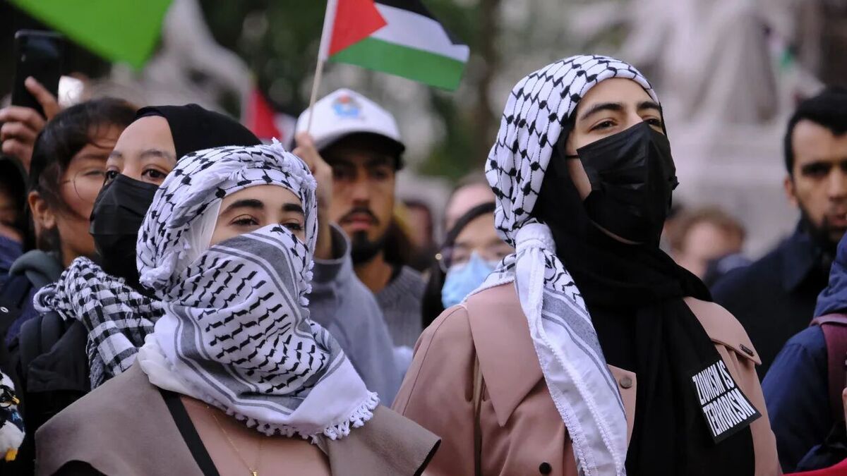 پلیس کانادا از تظاهرات حامیان فلسطین جلوگیری کرد