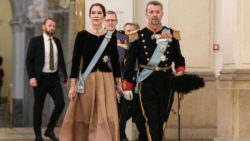 پادشاه جدید دانمارک و همسرش