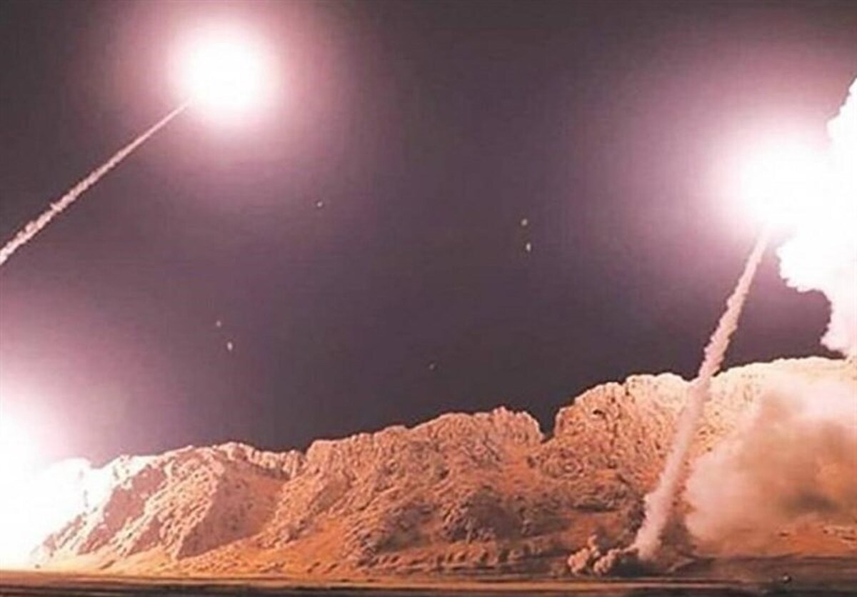 حمله سپاه با موشک های بالستیک به مقر عاملان عملیات تروریستی کرمان و راسک (+فیلم)