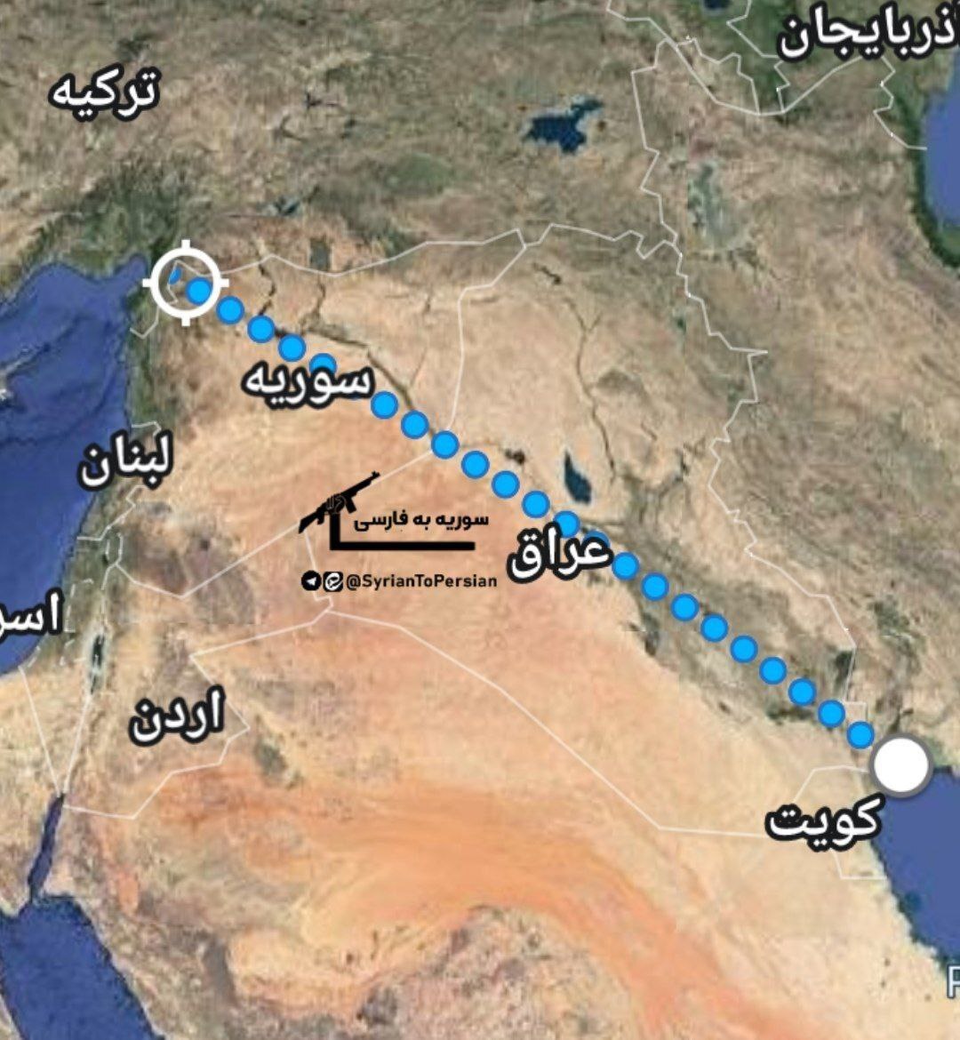 دوربرد ترین عملیات موشکی ایران: 1200 کیلومتر از خوزستان تا مرز اسرائیل (+نقشه)