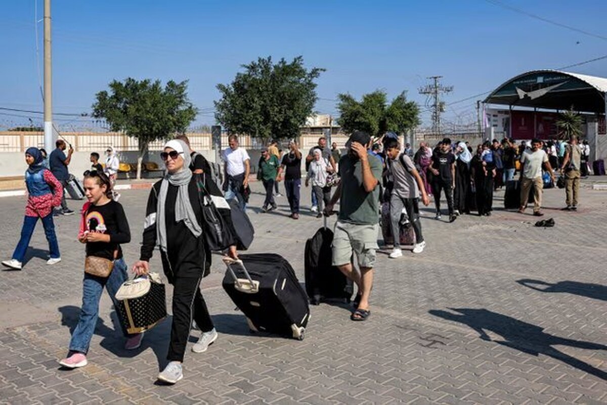 صدها شهروند خارجی و دوتابعیتی بزودی نوار غزه را ترک می‌کنند