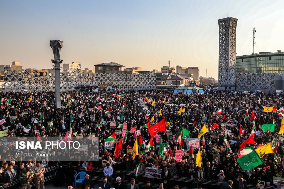 تجمع بزرگداشت ۹ دی در میدان امام حسین «ع» (عکس)
