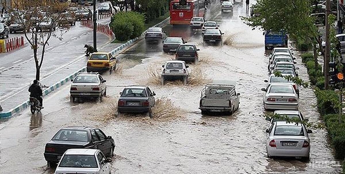 احتمال وقوع سیل و تشدید بارش باران در ۱۰ استان