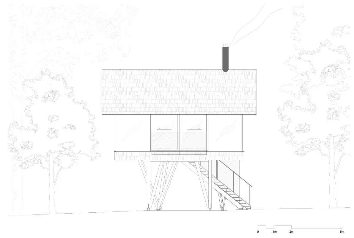 گروه معماری Jan Tyrpekl، «خانه ذن» کوچکی را در روستاهای اتریش خلق می کند