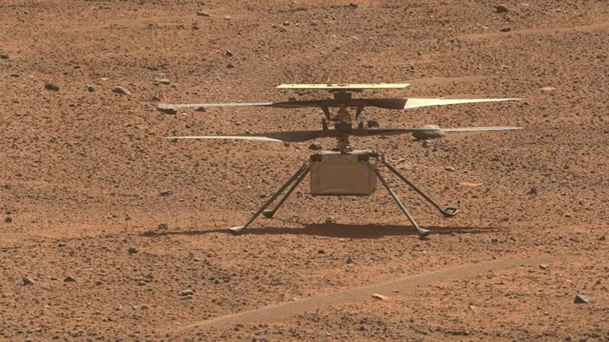 هواگرد کوچک ناسا برای همیشه روی مریخ ماند (+عکس)